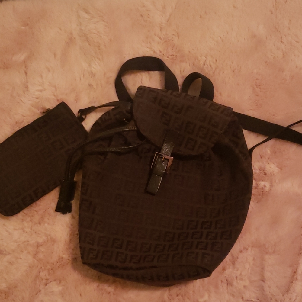 Fendi monogram backpack 100% Authentic